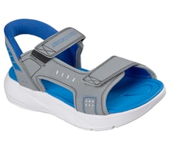 Skechers Slip-ins: Microspec-Splash - Hydro Ease — GRAY / BLUE 4