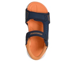 Skechers Slip-ins: Microspec-Splash - Hydro Ease — NAVY / ORANGE 2