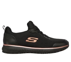 Work Slip-Resistant: Squad — BLACK / ROSE GOLD 1