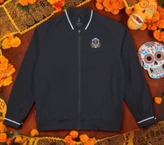 Dia de Muertos Bomber Jacket — BLACK 3