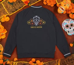 Dia de Muertos Bomber Jacket — BLACK 4