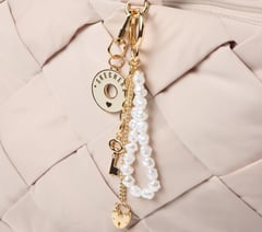 Bag Charm - Pearl Lock And Key — GOLD 4