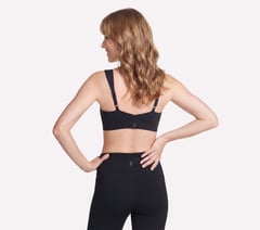GO WALK Evolution Zip Front Bra — BLACK 2