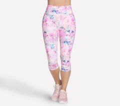GO WALK Seascape Floral Capri — CORAL / MULTI 1