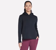 GO WALK Everywhere Tunic Hoodie — BLACK 1