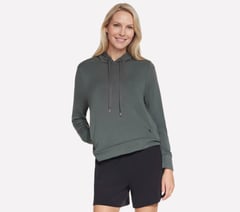 Cozy Luxe Hoodie — GREEN / BLACK 1