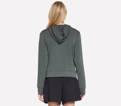 Cozy Luxe Hoodie — GREEN / BLACK 2