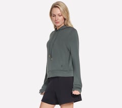 Cozy Luxe Hoodie — GREEN / BLACK 3