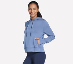 Cozy Luxe Hoodie — WHITE / BLUE 3