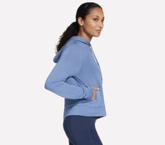 Cozy Luxe Hoodie — WHITE / BLUE 4