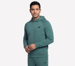 Cozy Luxe Elevate Hoodie — STONE / OLIVE 3