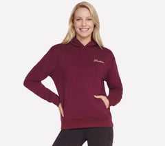 Signature Hoodie — BURGUNDY / PINK 1
