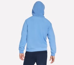 Skechers Max Soft Hoodie — WHITE / PERIWINKLE 2