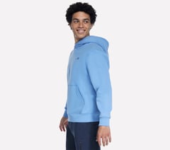 Skechers Max Soft Hoodie — WHITE / PERIWINKLE 3