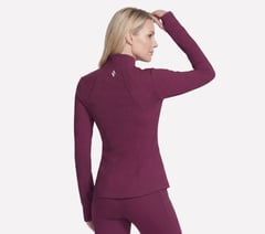 GO WALK Jacket — BURGUNDY / PINK 2