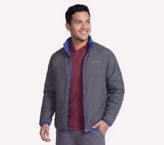 GO SHIELD Cozy Fit Altitude Reversible Jacket — BLUE 3