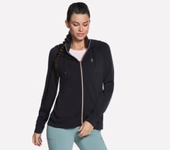 Skechluxe Elevate Full Zip Jacket — BLACK 1