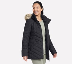 On-The-GO GO SHIELD Cozy Fit Belted Parka — BLACK 3