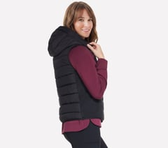 Performance Elite Cozy Fit Hooded Vest — BLACK 3