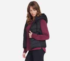 Performance Elite Cozy Fit Hooded Vest — BLACK 4