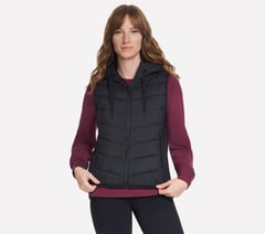 Performance Elite Cozy Fit Hooded Vest — BLACK 5