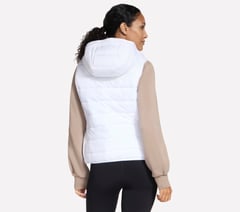 Performance Elite Cozy Fit Hooded Vest — WHITE 2
