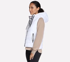 Performance Elite Cozy Fit Hooded Vest — WHITE 3