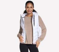 Performance Elite Cozy Fit Hooded Vest — WHITE 4