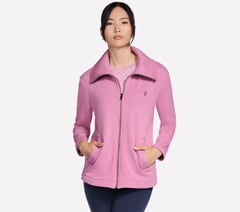 GO SNUGGLE Tunic Full Zip Jacket — ROSE 1