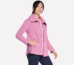 GO SNUGGLE Tunic Full Zip Jacket — ROSE 3