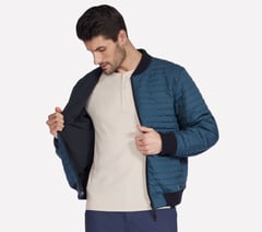 Skechers Alpha Reversible Bomber — BLACK 5