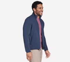 The Hoodless Hoodie Ottoman Jacket — BLUE / RED 4