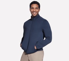 The Hoodless Hoodie Ottoman Jacket — BLUE / RED 5