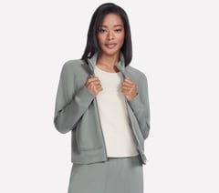 Cozy Luxe Jacket — TAUPE / OLIVE 1