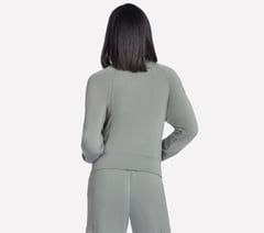 Cozy Luxe Jacket — TAUPE / OLIVE 2