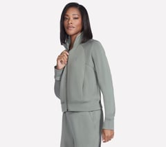 Cozy Luxe Jacket — TAUPE / OLIVE 3