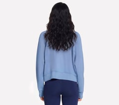 Cozy Luxe Jacket — WHITE / BLUE 2
