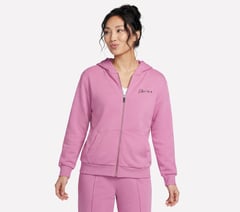 SKECH SWEATS Signature Full Zip Hoodie — ROSE 1