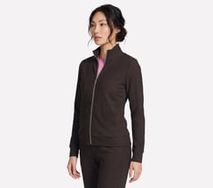 GO LUXE Rib Jacket — CHOCOLATE / BLACK 3