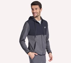 Harry Kane Weekend Full Zip Hoodie — BLACK / CHARCOAL 3