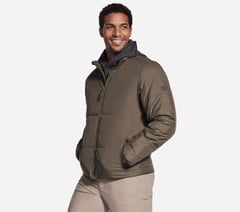 GO SHIELD Cozy Fit Element Jacket — BROWN / OLIVE 3