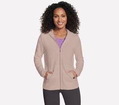 GO WALK Everywhere Tunic Jacket — TAUPE / BROWN 1