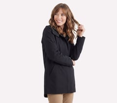 GO WALK Destination Rain Jacket — BLACK 3