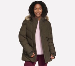 On-The-GO Cozy Fit Journey Parka — BROWN / OLIVE 5