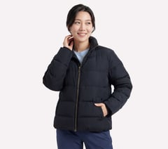 Cozy Fit Allure Down Jacket — BLACK 1