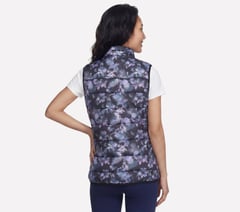 Cozy Fit Printed Vest — BLACK / WHITE / PURPLE 2