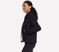 GO WALK Diamond Jacket - Cozy Fit — BLACK 3