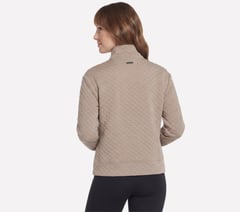 GO WALK Diamond Jacket - Cozy Fit — TAUPE / BROWN 2