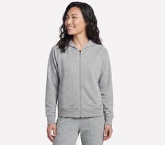 GO Luxe Ottoman Jacket — LIGHT GRAY / WHITE 3