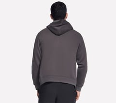 Skechers Max Soft Hooded Jacket — BLACK / CHARCOAL 2